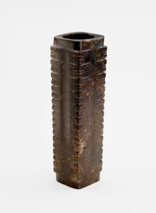 Ten-tier tube with masks, c.3300-2250 BC