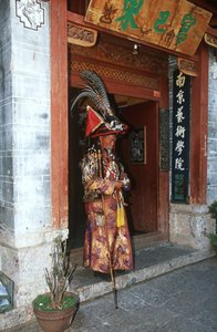 Man in Traditional Naxi Costume by Unbekannt Unbekannt