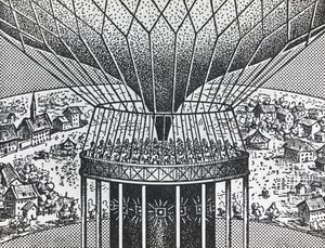 Cineorama by Raoul Grimoin-Sanson, circular projection system ancestor of Cinerama by Unbekannt Unbekannt