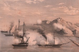 Combat of Fleet Against Three Forts of Ancona, Siege of Ancona by Unbekannt Unbekannt