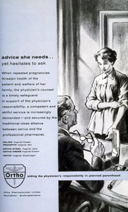 Female Contraceptive Advertisement: 