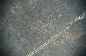 Dog, Nazca Lines, Nazca, Peru, Nazca Civilization by Unbekannt Unbekannt