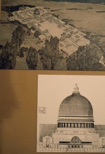 Draft Drawing for Papal Palace in Holy Land by Unbekannt Unbekannt