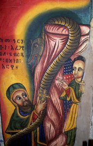 Fresco in Church of St Mary of Zion (17th Century), Aksum