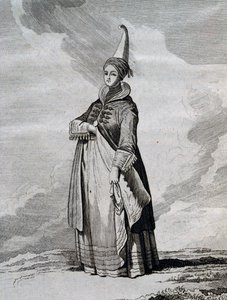 Icelandic woman, engraving from Voyage in North Sea between 1767 and 1768 by Yves-Joseph de Kerguelen-Tremarec by Unbekannt Unbekannt