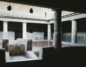 Small Indoor Atrium with Fountain, Roman Villa Poppaea