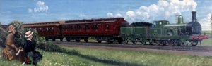 Midland Railway Express on the Way to St Pancras Station, London by Unbekannt Unbekannt