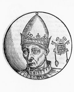 Portrait of Celestine II (Guido Guelfuccio de Castello, died 1144)