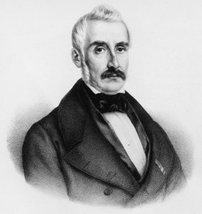 Portrait of Count Giovanni Baldasseroni, Italian politician and last Prime Minister of Tuscany, engraving