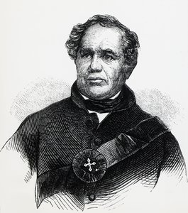 Portrait of Eleazar Williams (1788-1858), Anglican Pastor, Fraudulently Claimed to Be the Lost Dauphin of France, Engraving by Unbekannt Unbekannt