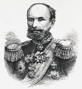 Portrait of General Oklobjio, Russian commander in the Caucasus, Russian-Turkish war
