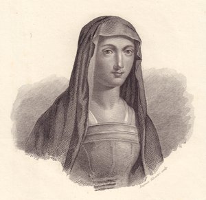Portrait of Italian sculptor Properzia de