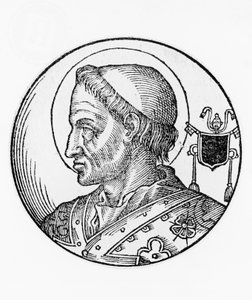 Portrait of Saint Hormisdas (died 523), 52nd Pope of Catholic Church from 514 by Unbekannt Unbekannt