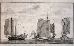 Sailing boats in Macao by Unbekannt Unbekannt