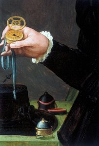 Detail (Portrait of a Man Holding a Watch)