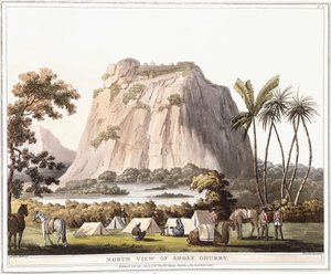 North View of Shole Ghurry, 1805 by Lieutenant James Hunter