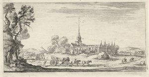 Landscape with Monastery by Lievin Cruyl