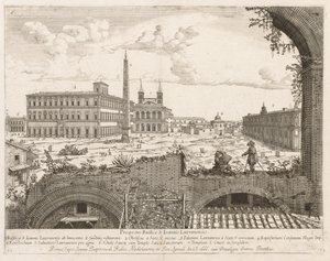 S. Giovanni in Laterano from Prospectus Locurum Urbis Romae Insignium by Lievin Cruyl