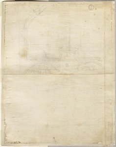 Sketch for San Giovanni in Laterano (verso)