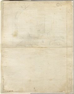 Sketch for San Giovanni in Laterano (verso)