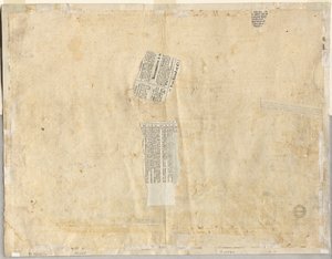 Tracing of a Fountain from Recto and Sketches of Two Faces (verso) by Lievin Cruyl