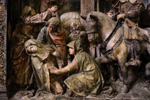 Altar Piece, Central Panel (detail) by Ligier Richier