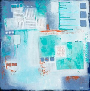 Abstract Teal Geometry