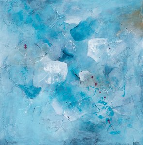 Aqua Abstract Flow