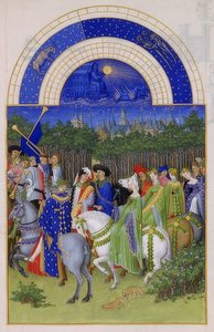 May (Book of Hours of the Duke of Berry) by Limbourg Brothers