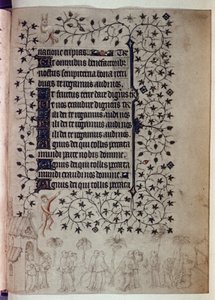 Litany of a Book of Hours: Great Procession in Rome Against the Plague by Limbourg Brothers