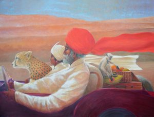 Monkey picnic at speed by Lincoln Seligman