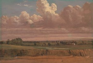 Landscape with Wheatfield by Lionel Constable