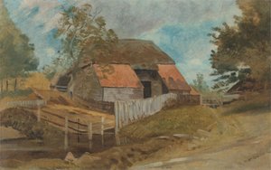 Old Barn by Lionel Constable