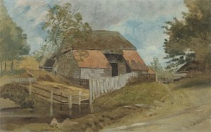 Old Barn by Lionel Constable