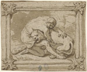 Hercules Fighting the Nemean Lion