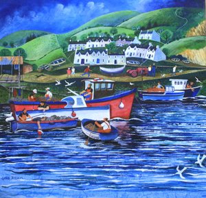 Landing the Catch, 2010 by Lisa Graa Jensen