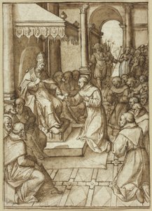 Approval of the Rules of the Franciscan Order by Pope Innocent III in 1209