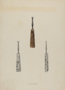 Leather Guide Marker, c. 1937 by Lloyd Charles Lemcke
