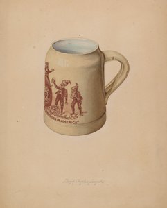 Stoneware Mug for Beer by Lloyd Charles Lemcke