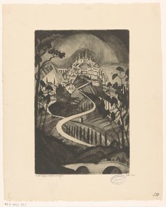 Mountain by Lodewijk Schelfhout (signed by artist)