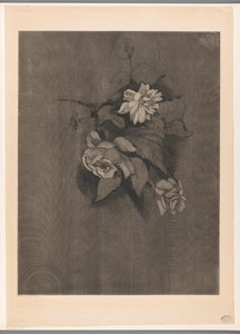 Flower Piece with Roses by Lodewijk Schelfhout (signed by artist)