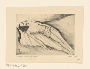 Dead Christ by Lodewijk Schelfhout (signed by artist)