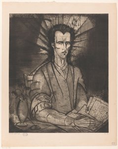 Philosopher by Lodewijk Schelfhout (signed by artist)