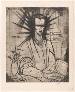 Philosopher by Lodewijk Schelfhout (signed by artist)