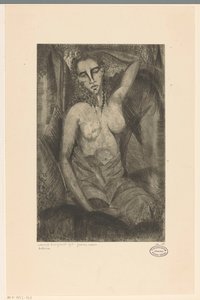 Seated Woman by Lodewijk Schelfhout (signed by artist)