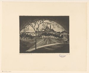 Sunset by Lodewijk Schelfhout (signed by artist)
