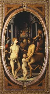 Apollo and Chiron, 1572 by Lodovico Buti