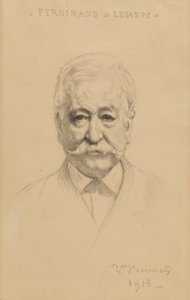 Ferdinand De Lesseps by Léon Bonnat