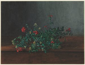 Still Life with Wild Flowers by Léon Bonvin