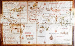 Planisphere Showing the Different Climatic Zones